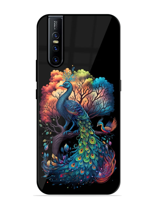 Peacock Tree Art Vivo V15 Pro Back cover