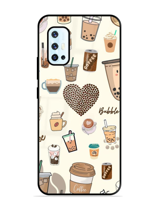 Coffee & Boba Bliss Vivo V17  Back cover