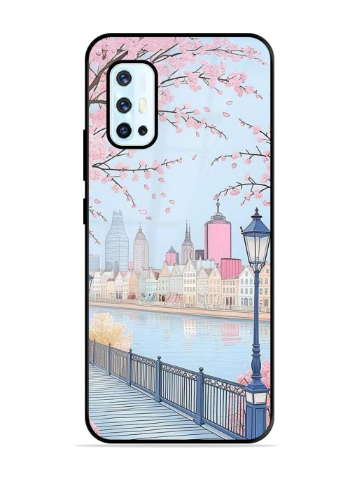 Pink Spring Metropolis Vivo V17 Back cover