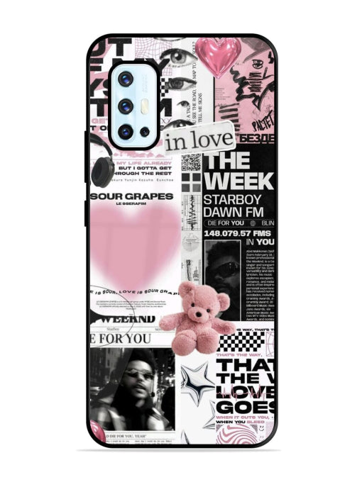 Aesthetic Music Collage Vivo V17  Back cover