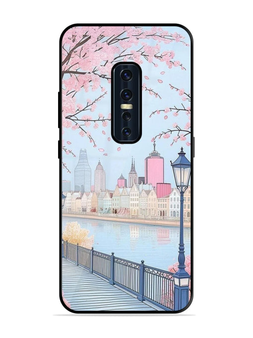 Pink Spring Metropolis Vivo V17 Pro Back cover