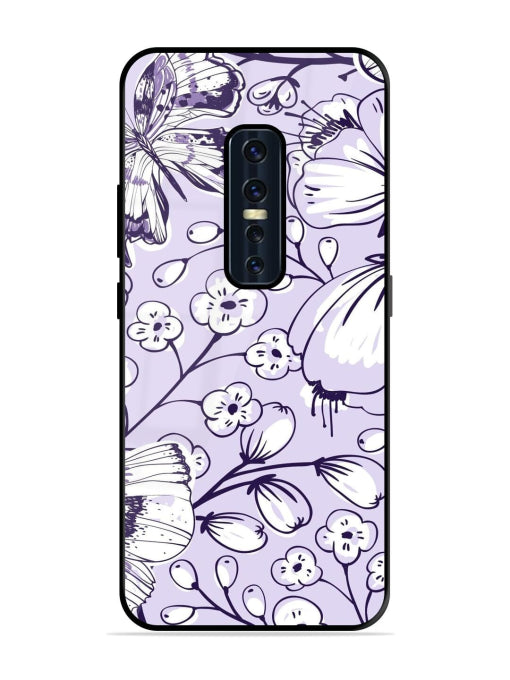 Butterflies Vivo V17 Pro Back Cover