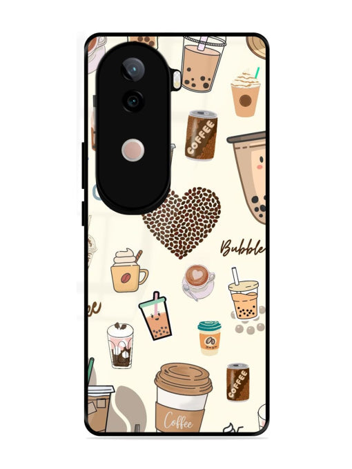Coffee & Boba Bliss Vivo V40e 5G Back cover