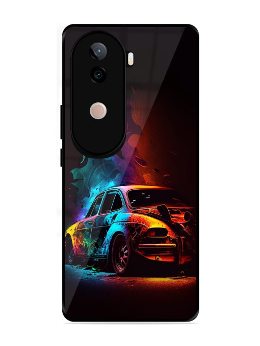 High Classic Car Art Vivo V40e 5G Back cover