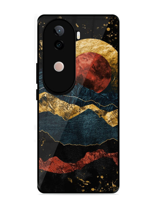 Gold Painting View Vivo V40e 5G Back cover