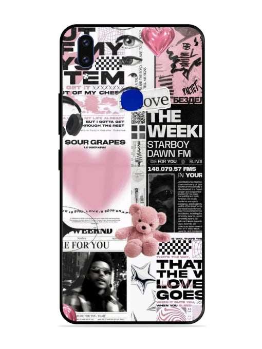 Aesthetic Music Collage Vivo V9/V9 Pro/V9 Youth Back cover