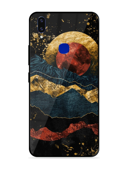 Gold Painting View Vivo V9/V9 Pro/V9 Youth Back cover