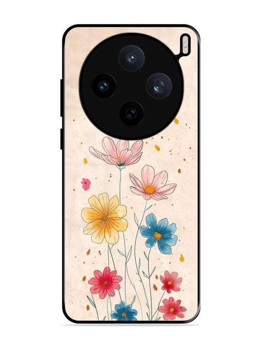 Delicate Bloom Vivo X200T 5G Back Cover