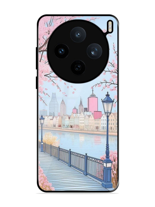 Pink Spring Metropolis Vivo X200T 5G Back Cover