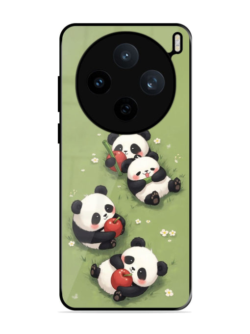 Little Panda Pups Vivo V17 Back Cover