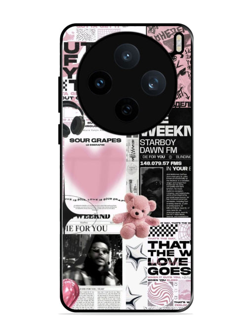 Aesthetic Music Collage Vivo X200T 5G Back Cover