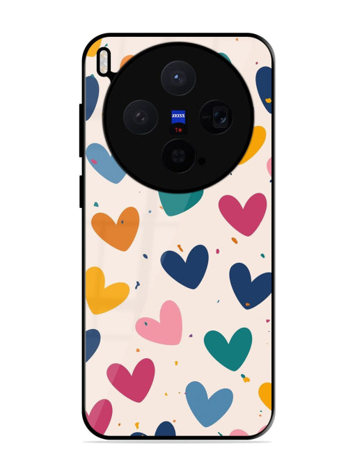 Rainbow Hearts Vivo X300 5G Back Cover