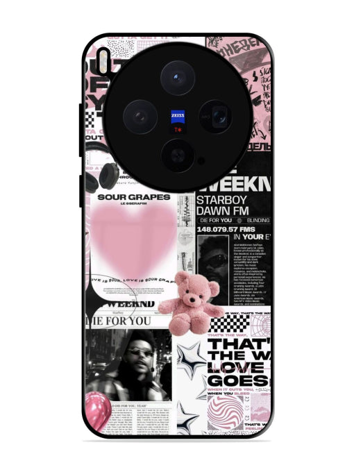 Aesthetic Music Collage Vivo X300 5G Back Cover