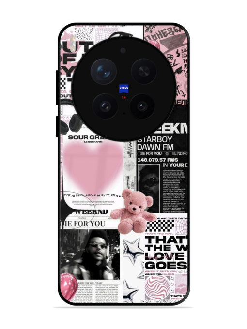 Aesthetic Music Collage Vivo X300 Pro 5G Back Cover
