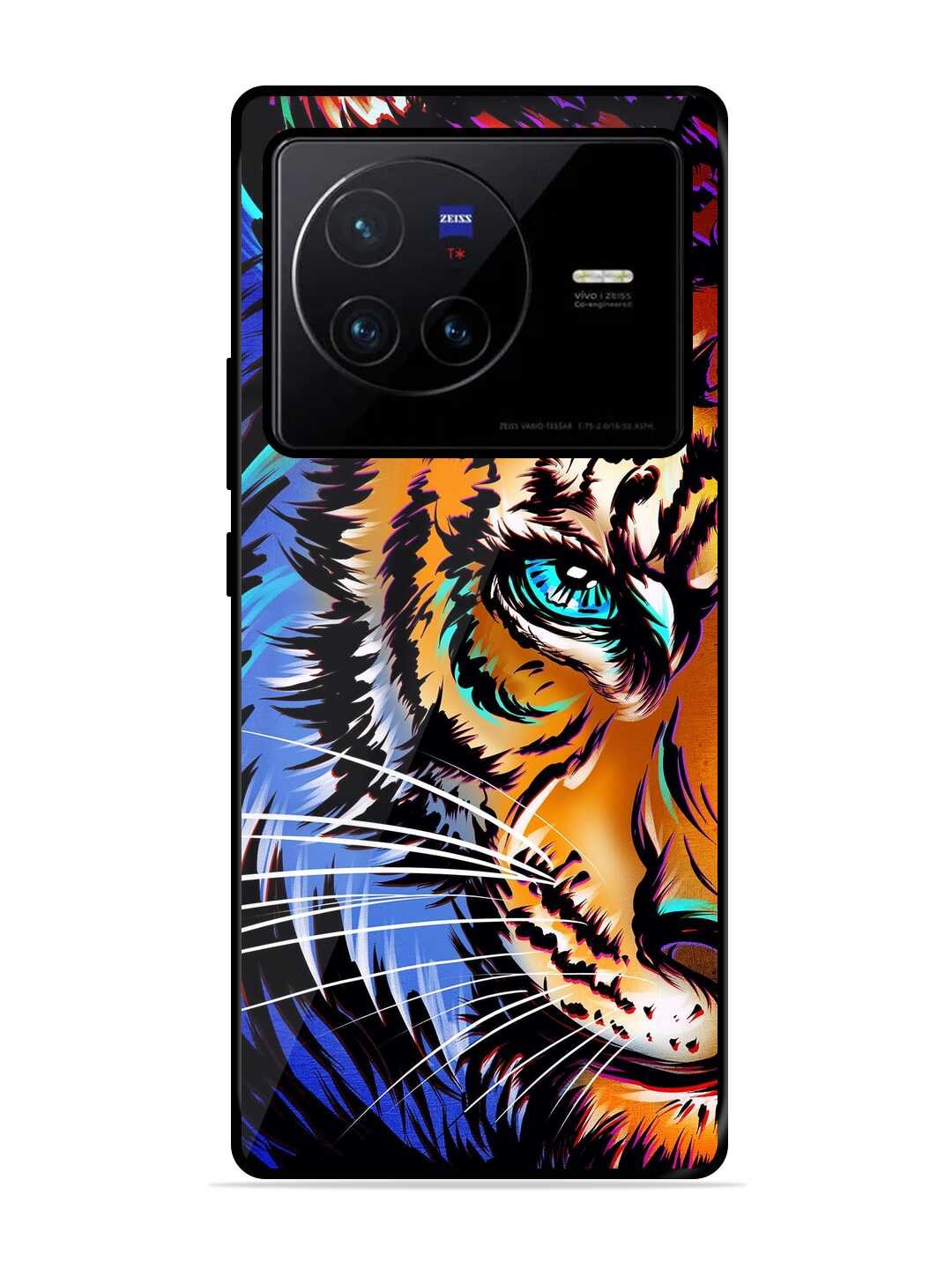 Colorful Lion Art Vivo X80 Back Cover