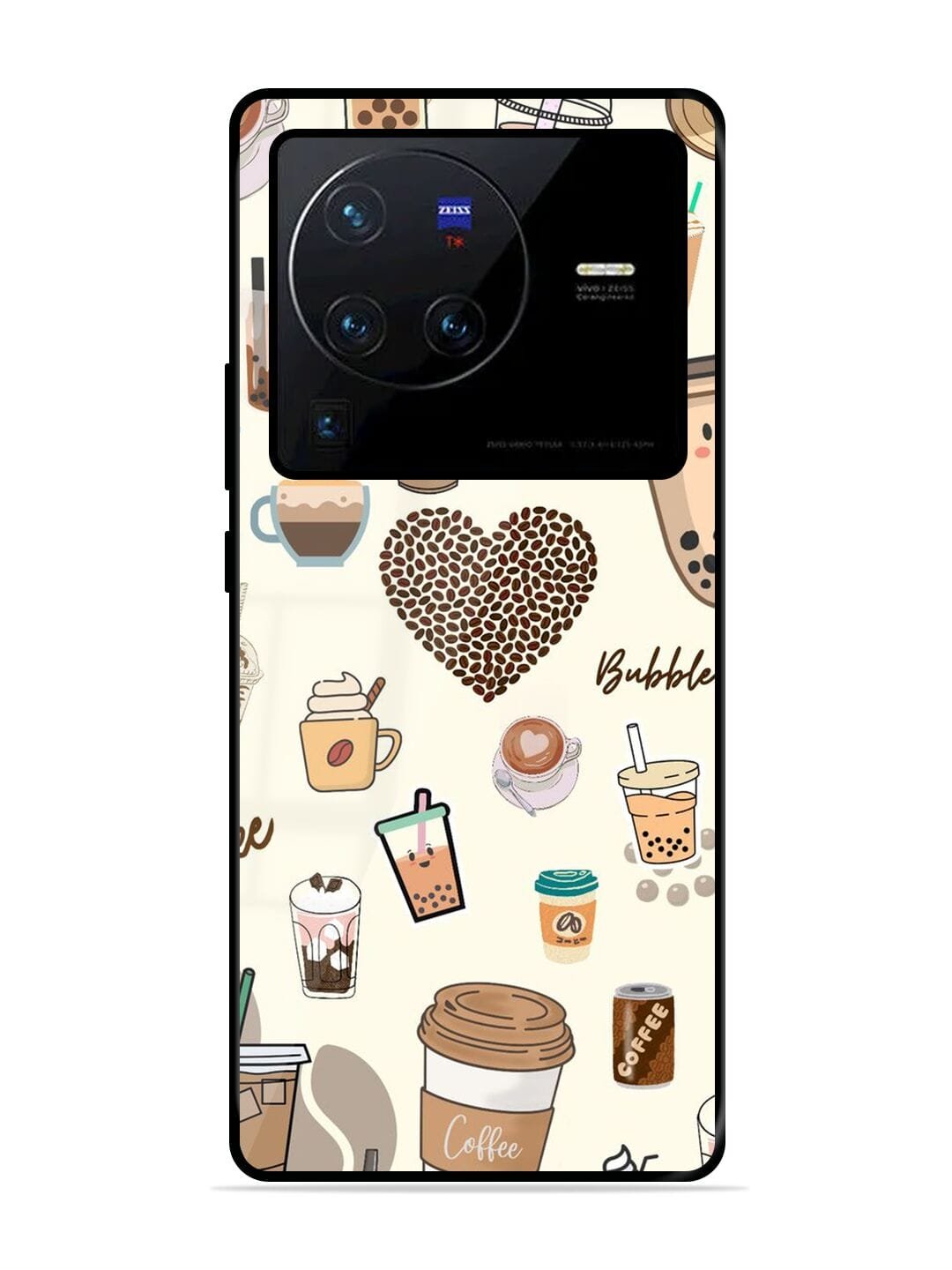 Coffee & Boba Bliss Vivo X80 Back Cover