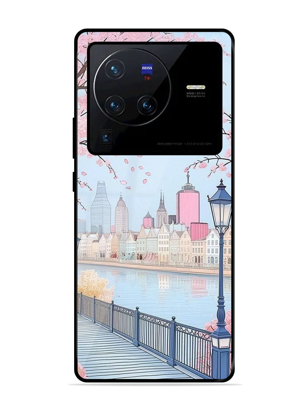 Pink Spring Metropolis Vivo X80 Pro Back Cover