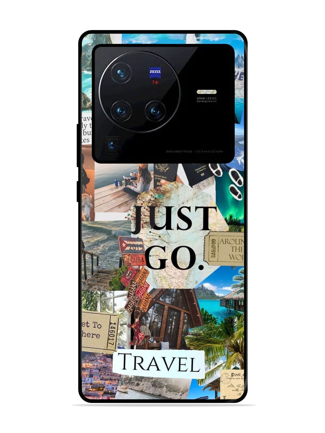 I Wanna Travel The World Vivo X80 Pro Back Cover