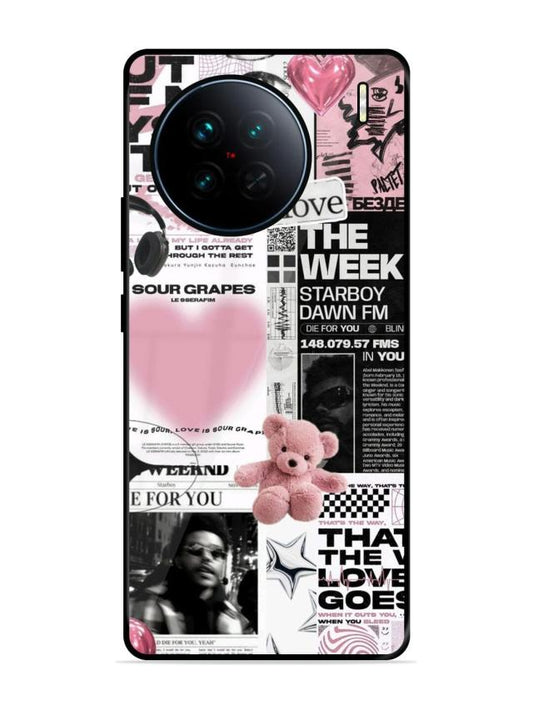 Aesthetic Music Collage Vivo X90 5G Back Cover