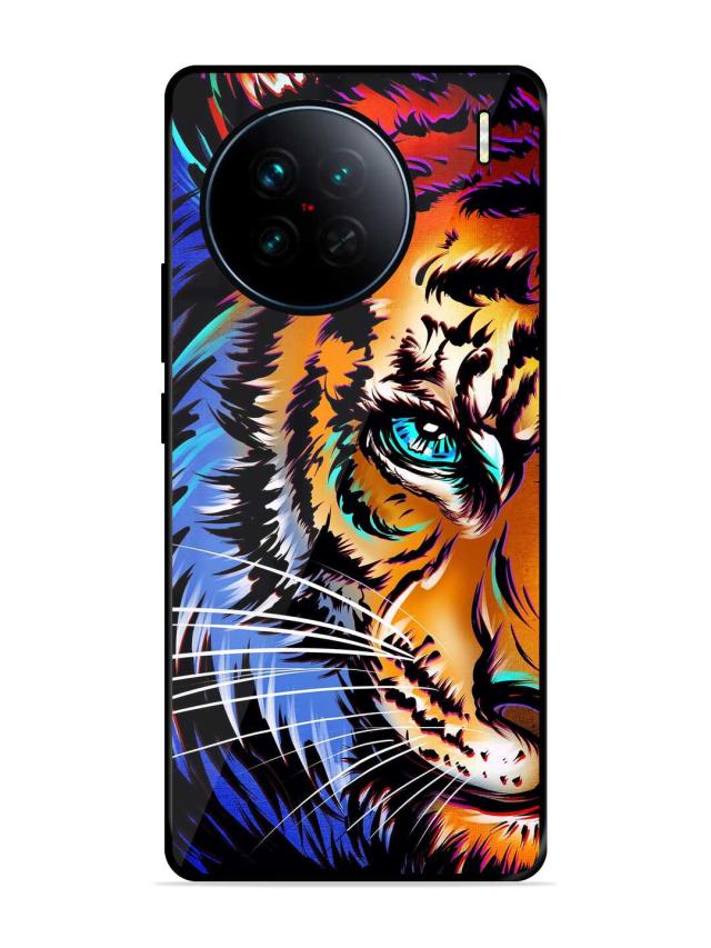 Colorful Lion Art Vivo X90 5G Back Cover