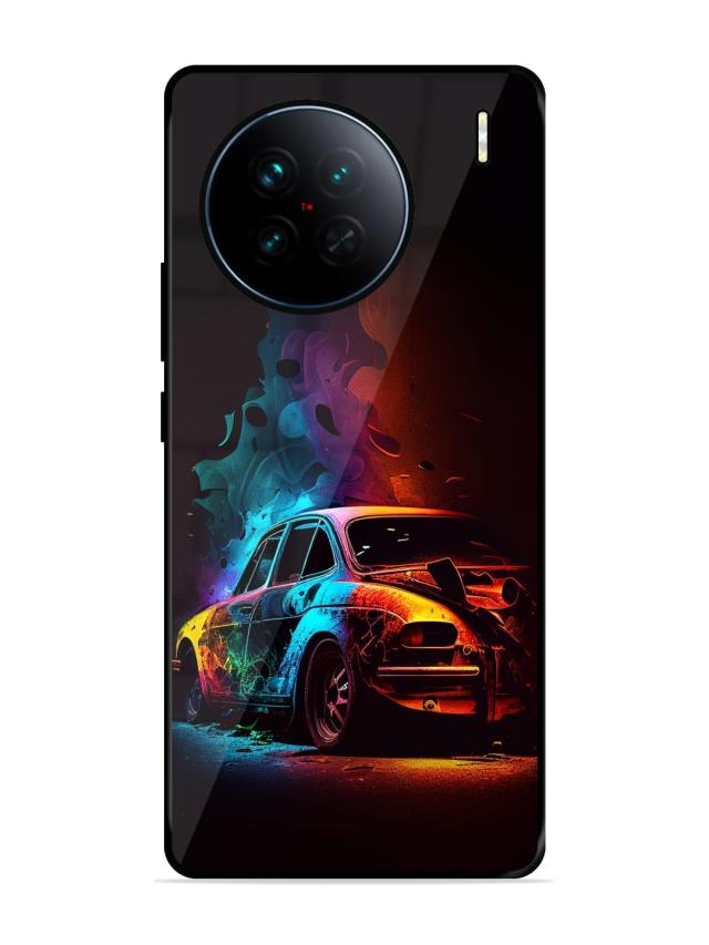 High Classic Car Art Vivo X90 5G Back Cover
