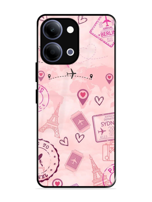 Pink Passport Vivo Y05 4G Back Cover