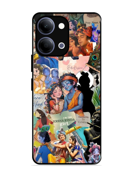 Krishna Bhakti Mosaic Vivo Y05 4G Back Cover
