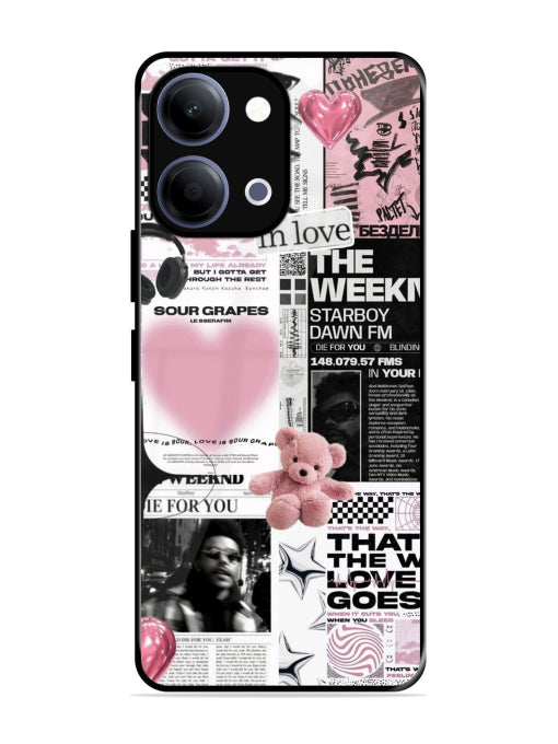 Aesthetic Music Collage Vivo Y05 4G Back Cover