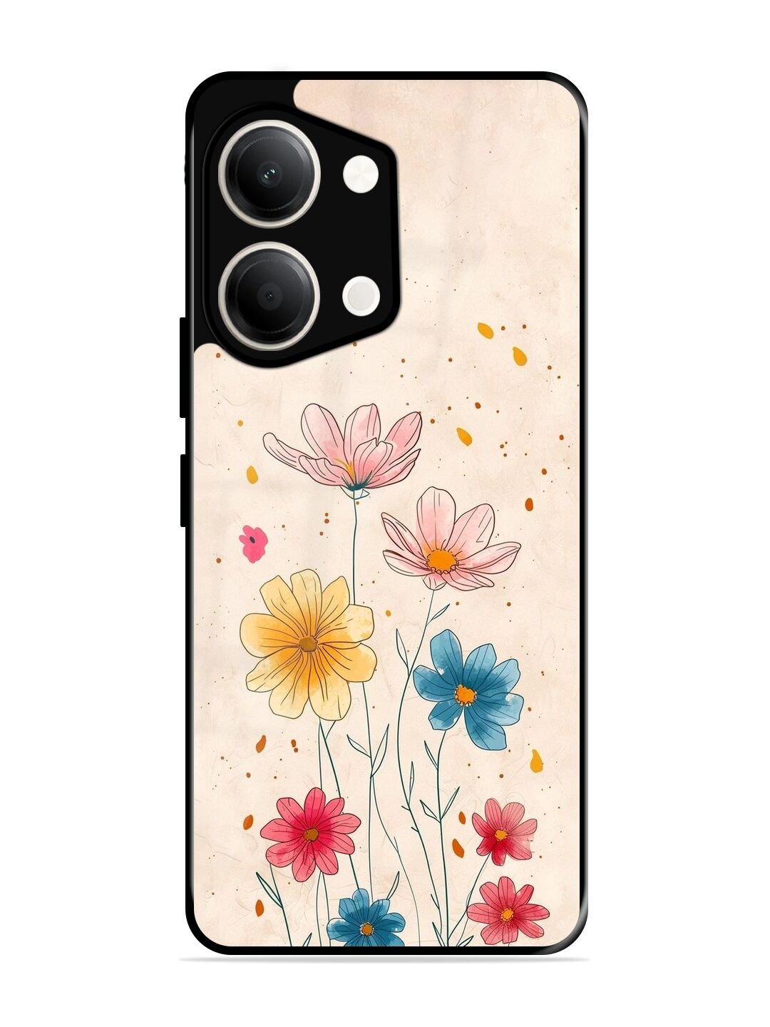 Delicate Bloom Vivo T5 Lite 5G Back Cover
