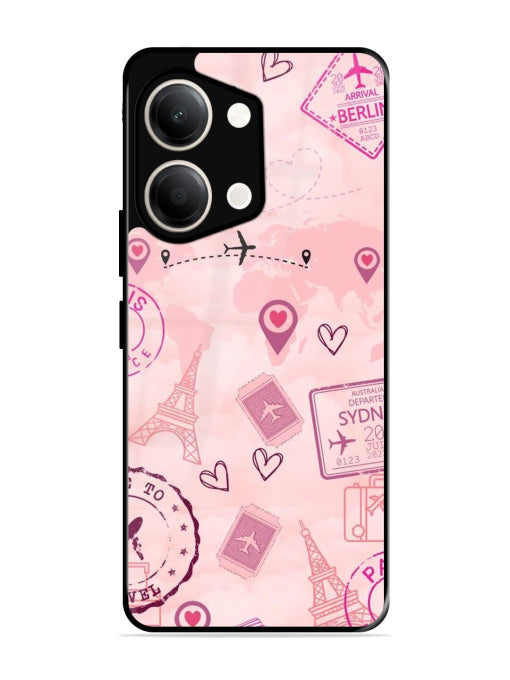 Pink Passport Vivo Y11 5G Back Cover