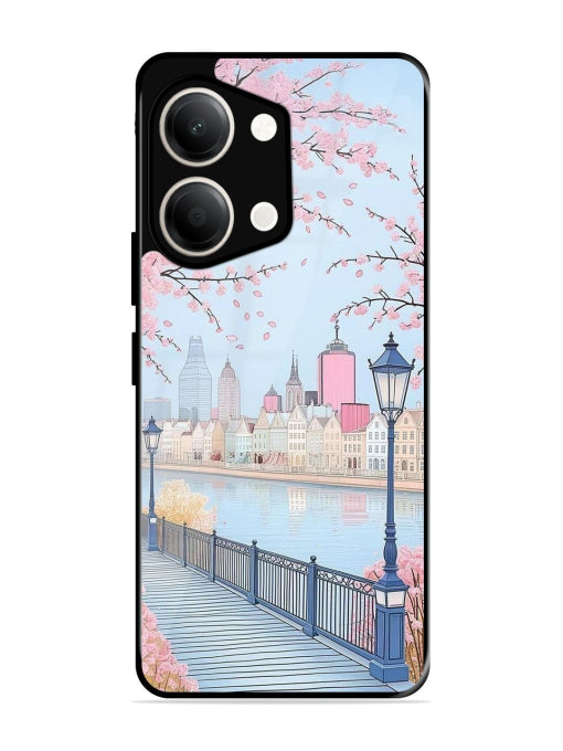 Pink Spring Metropolis Vivo Y11 5G Back Cover