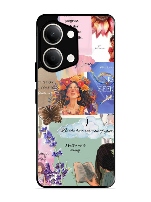 Centered Around Themes Of Positivity Vivo Y11 5G Back Cover