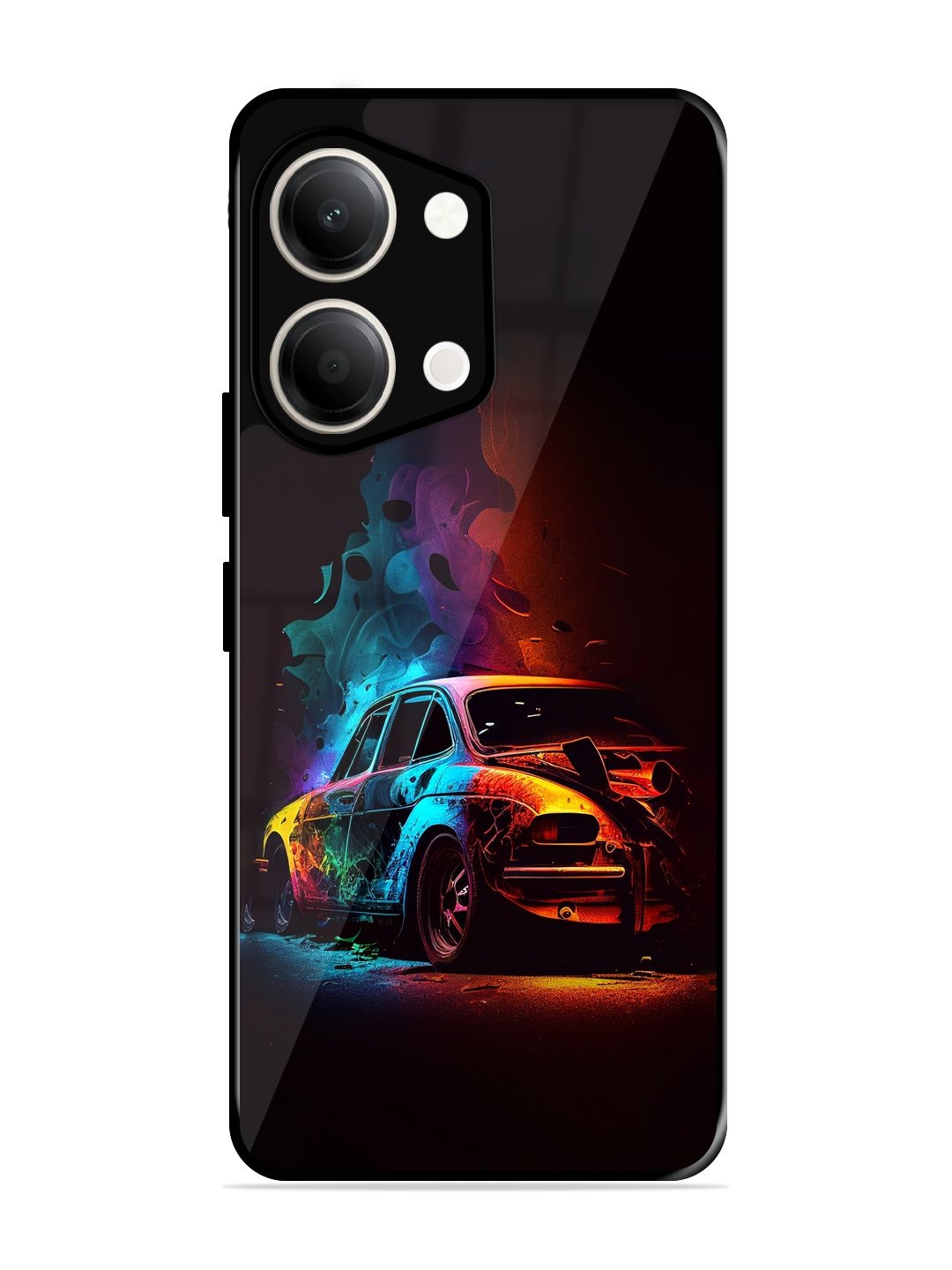 High Classic Car Art Vivo T5 Lite 5G Back Cover