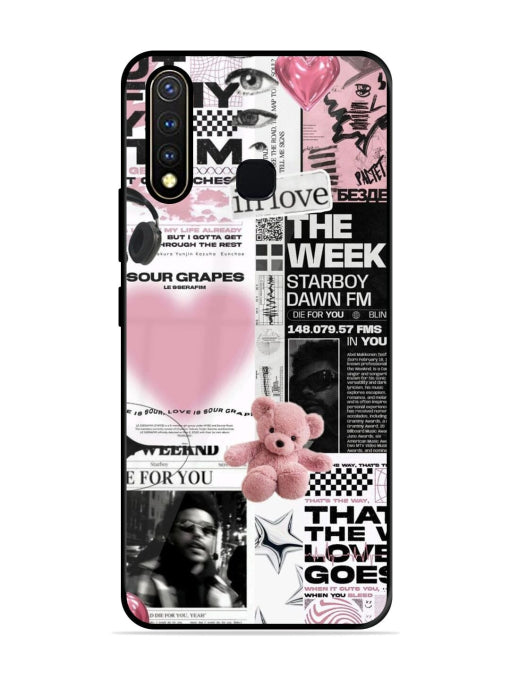Aesthetic Music Collage Vivo Y19/U20 Back cover