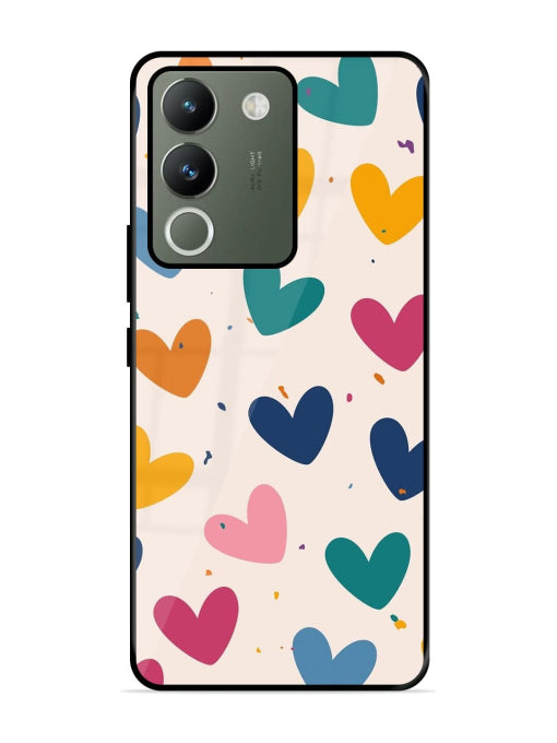 Rainbow Hearts Vivo Y200 Pro 5G/ Y300 Plus 5G Back Cover