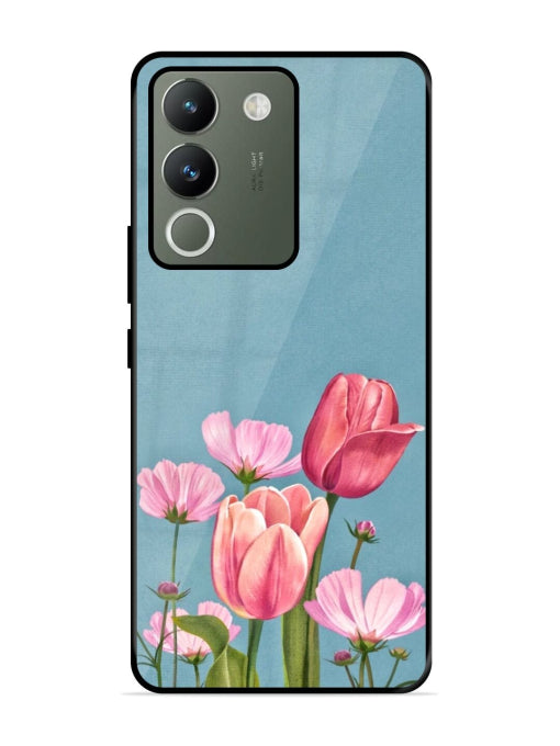 Watercolor Flowers Vivo Y200 Pro 5G/ Y300 Plus 5G Back Cover