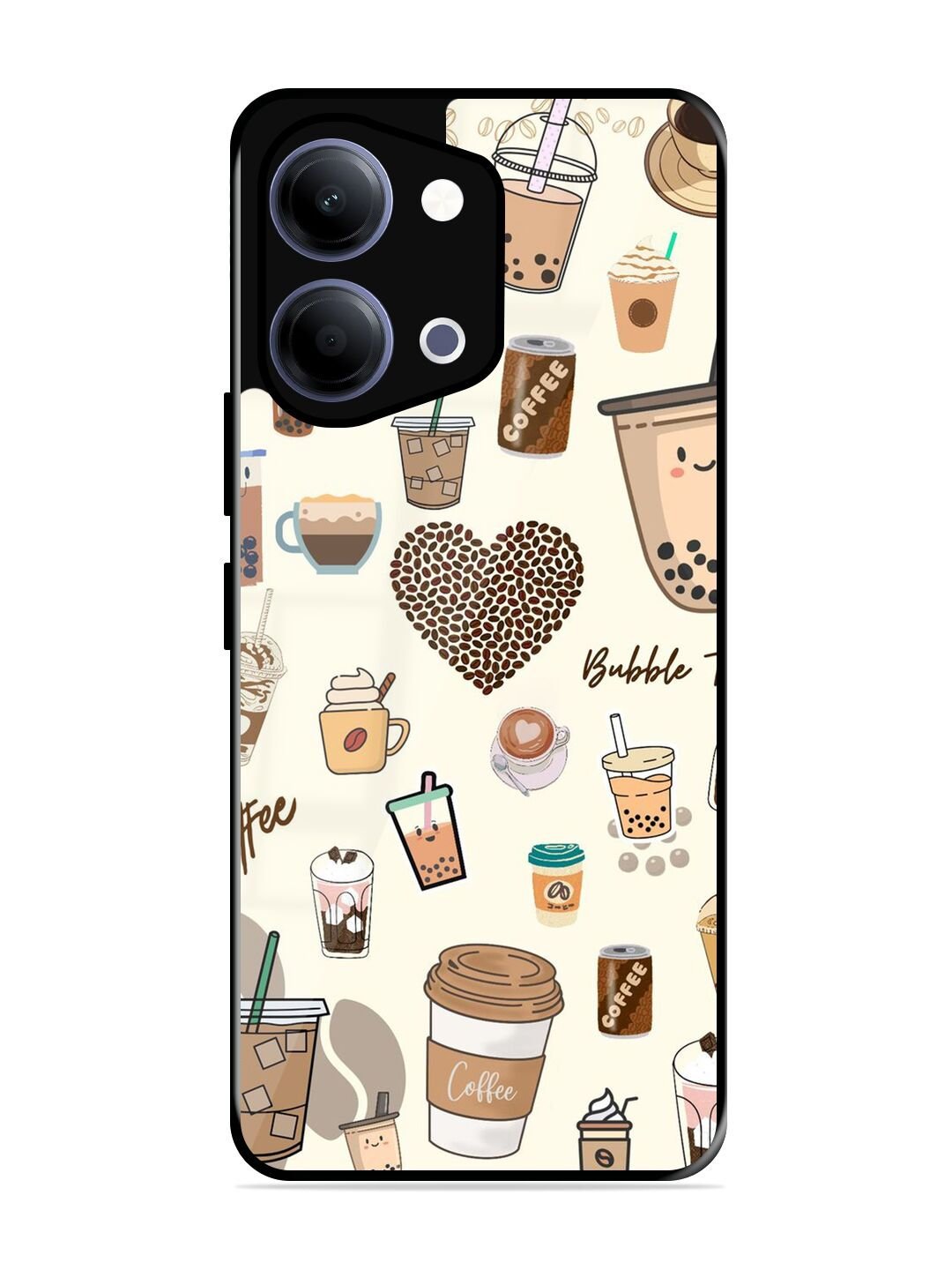 Coffee & Boba Bliss Vivo Y21 5G Back Cover