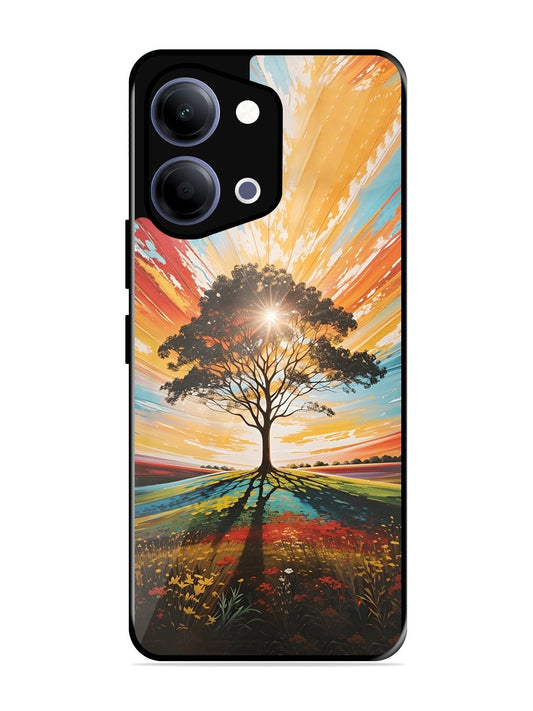 Abstract Tree Colorful Ar Vivo Y21 5G Back Cover