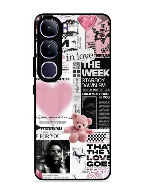 Aesthetic Music Collage Vivo Y300 5G/ V40 Lite Back cover
