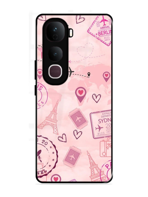 Pink Passport Vivo Y400 Pro 5G Back Cover