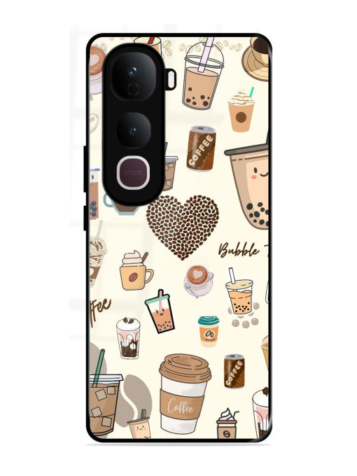 Coffee & Boba Bliss Vivo Y400 Pro 5G Back cover