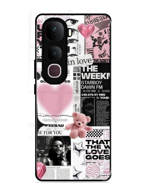 Aesthetic Music Collage Vivo Y400 Pro 5G Back cover