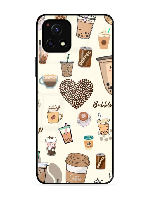 Coffee & Boba Bliss Vivo Y72 5G Back Cover