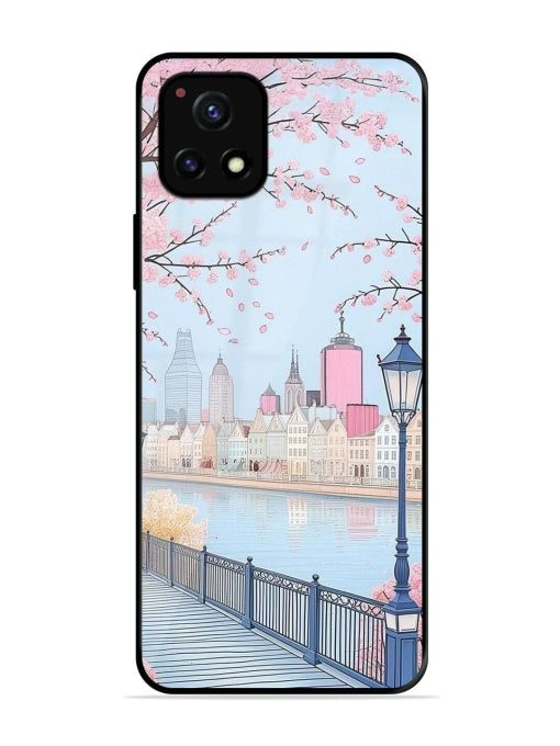 Pink Spring Metropolis Vivo Y72 5G Back Cover