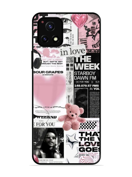 Aesthetic Music Collage Vivo Y72 5G Back Cover