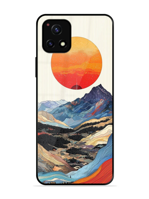 Sunset Mountains Vivo Y72 5G Back Cover