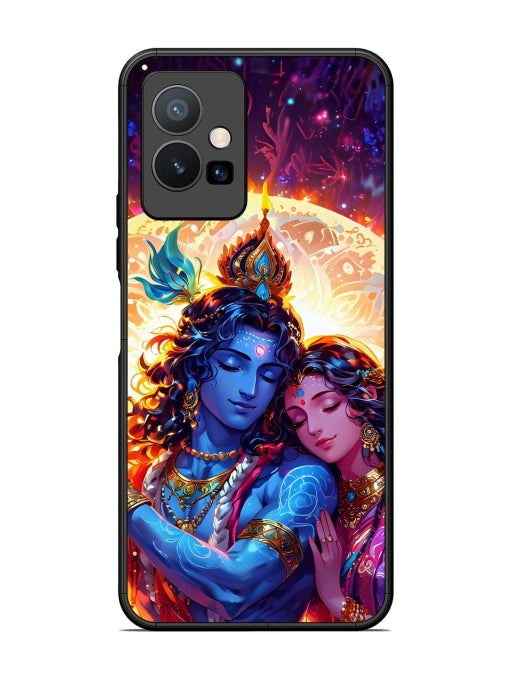 Radha Krishna Art Vivo Y72 5G Back Cover