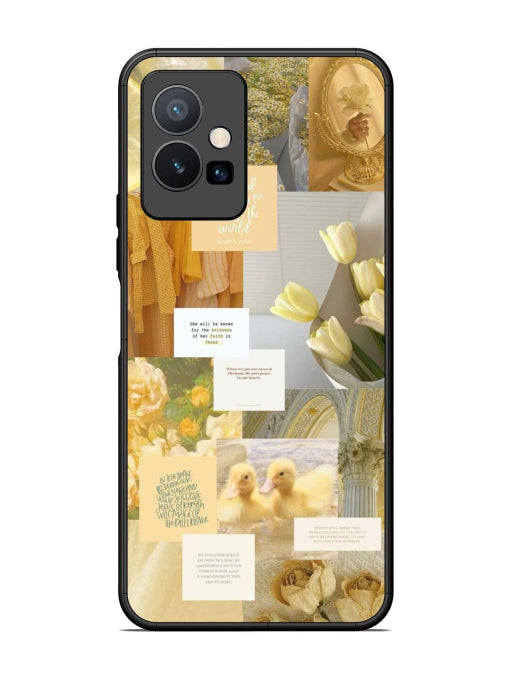Golden Hour Mood Board Vivo Y72 5G Back Cover