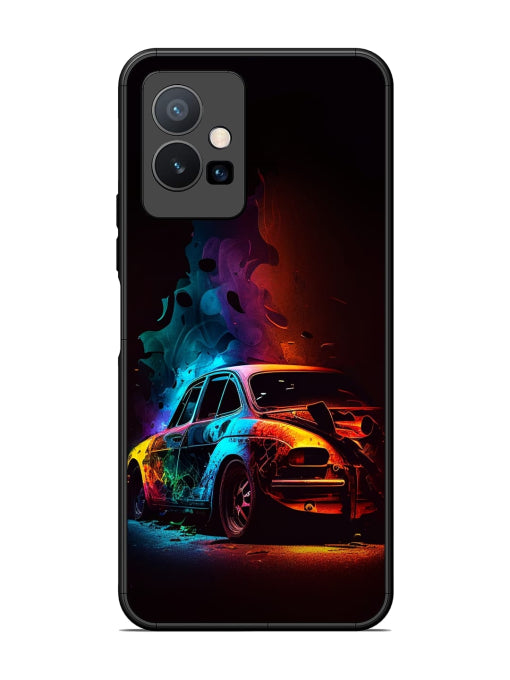 High Classic Car Art Vivo Y72 5G Back Cover