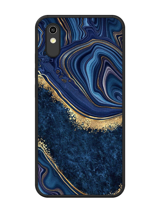 Abstract Background Blue Vivo Y91i/Y1s Back cover